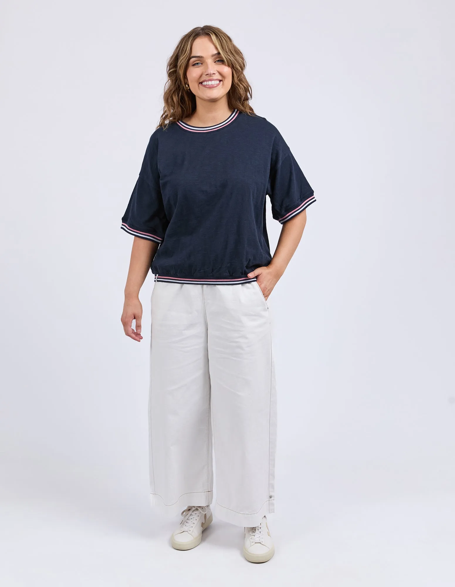 Faye Short Sleeve Sweat Dark Sapphire sold by Elm Lifestyle product image thumbnail 3