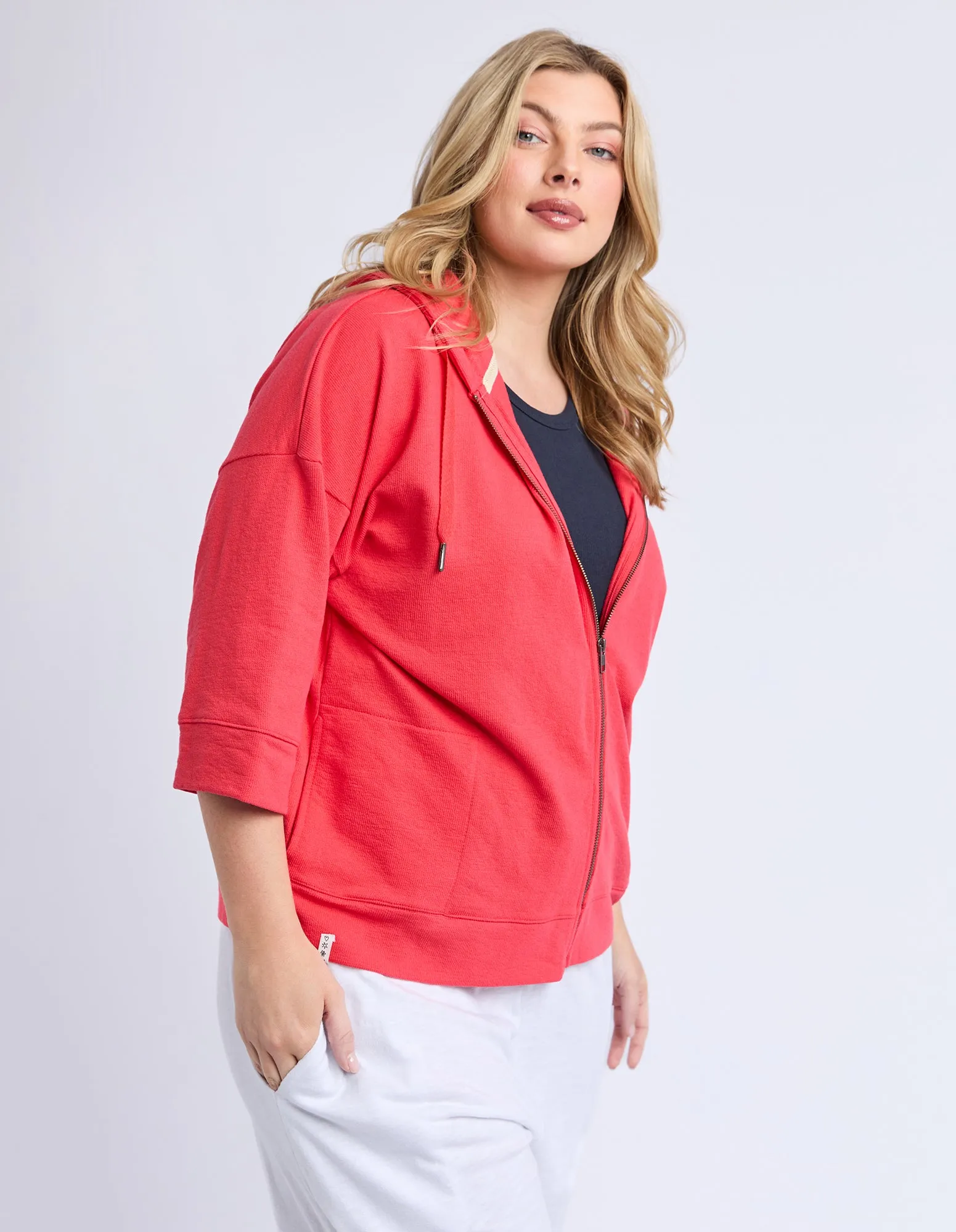 Beachy Zip Hoodie Cayenne sold by Elm Lifestyle product image thumbnail 4