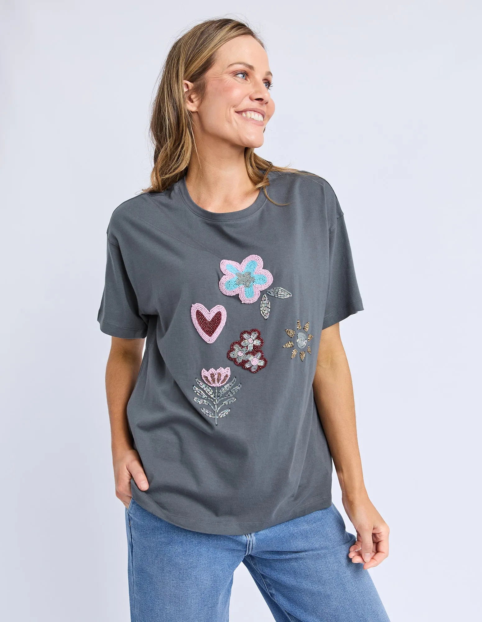Estelle Tee Charcoal sold by Elm Lifestyle product image thumbnail 2