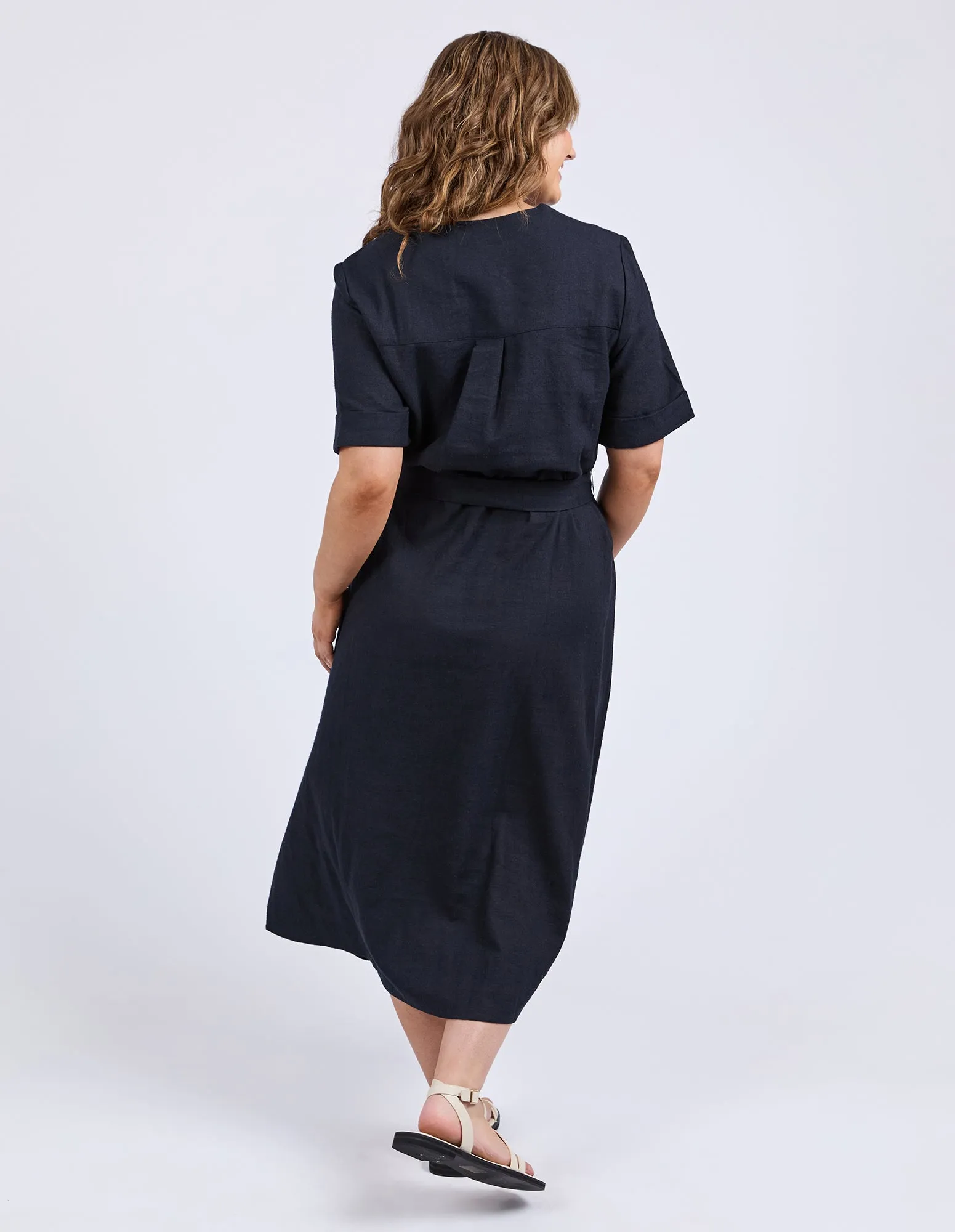 Lily Midi Dress Dark Sapphire sold by Elm Lifestyle product image thumbnail 4