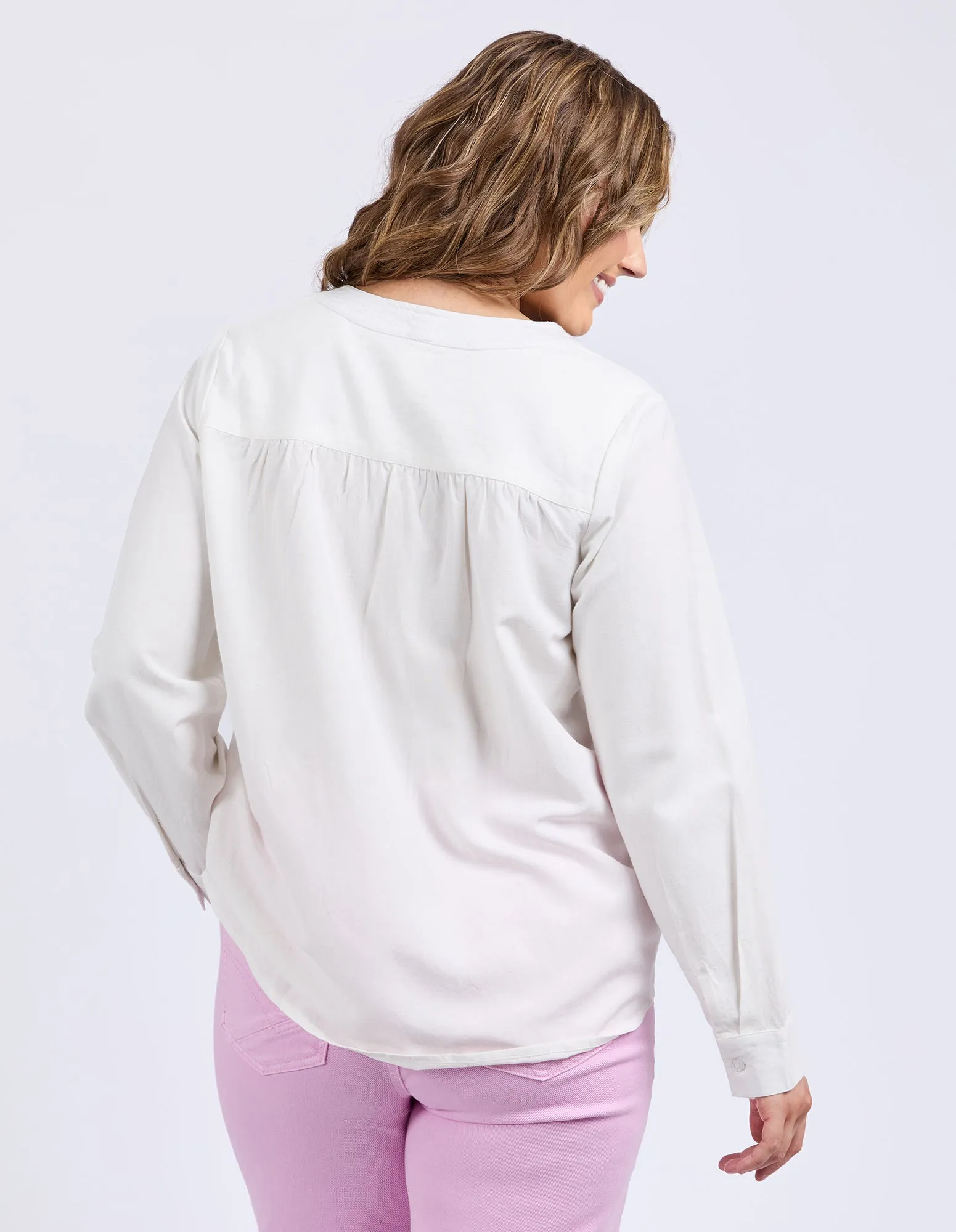 Bessy Blouse Marshmallow sold by Elm Lifestyle product image thumbnail 4