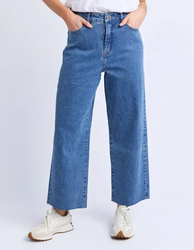 Sylvie Wide Leg Jean Blue sold by Elm Lifestyle