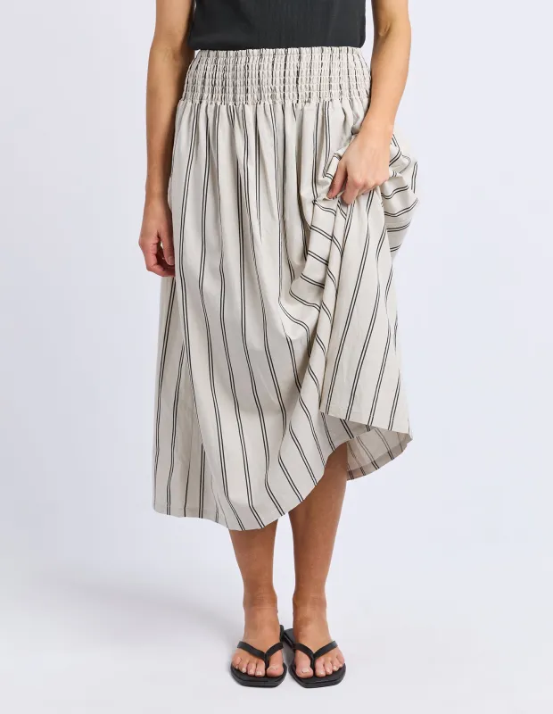 Riley Stripe Skirt Stripe sold by Elm Lifestyle