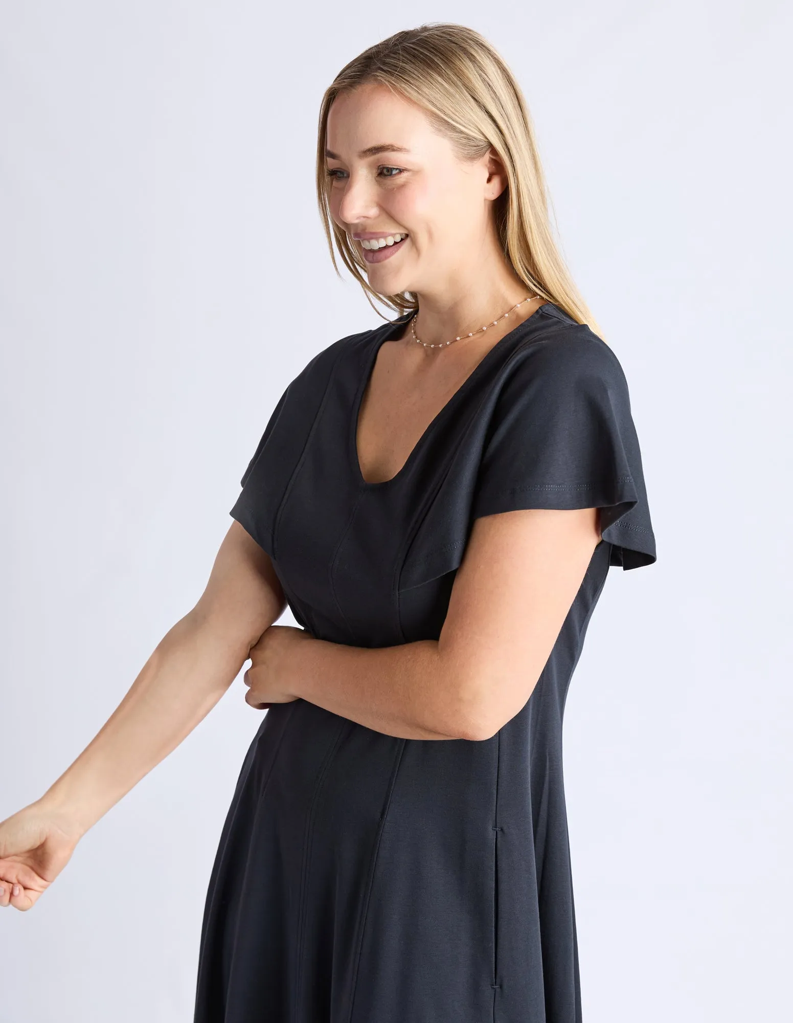 Grace Jersey Dress Black sold by Elm Lifestyle product image thumbnail 4