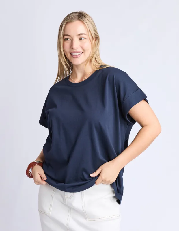 Mckinley Tee Navy sold by Elm Lifestyle