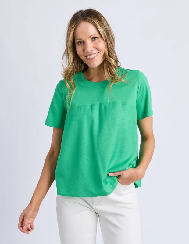 Melrose Top Spring Green sold by Elm Lifestyle