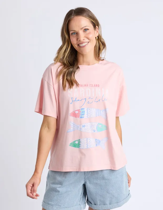Sardinia Tee Light Pink sold by Elm Lifestyle