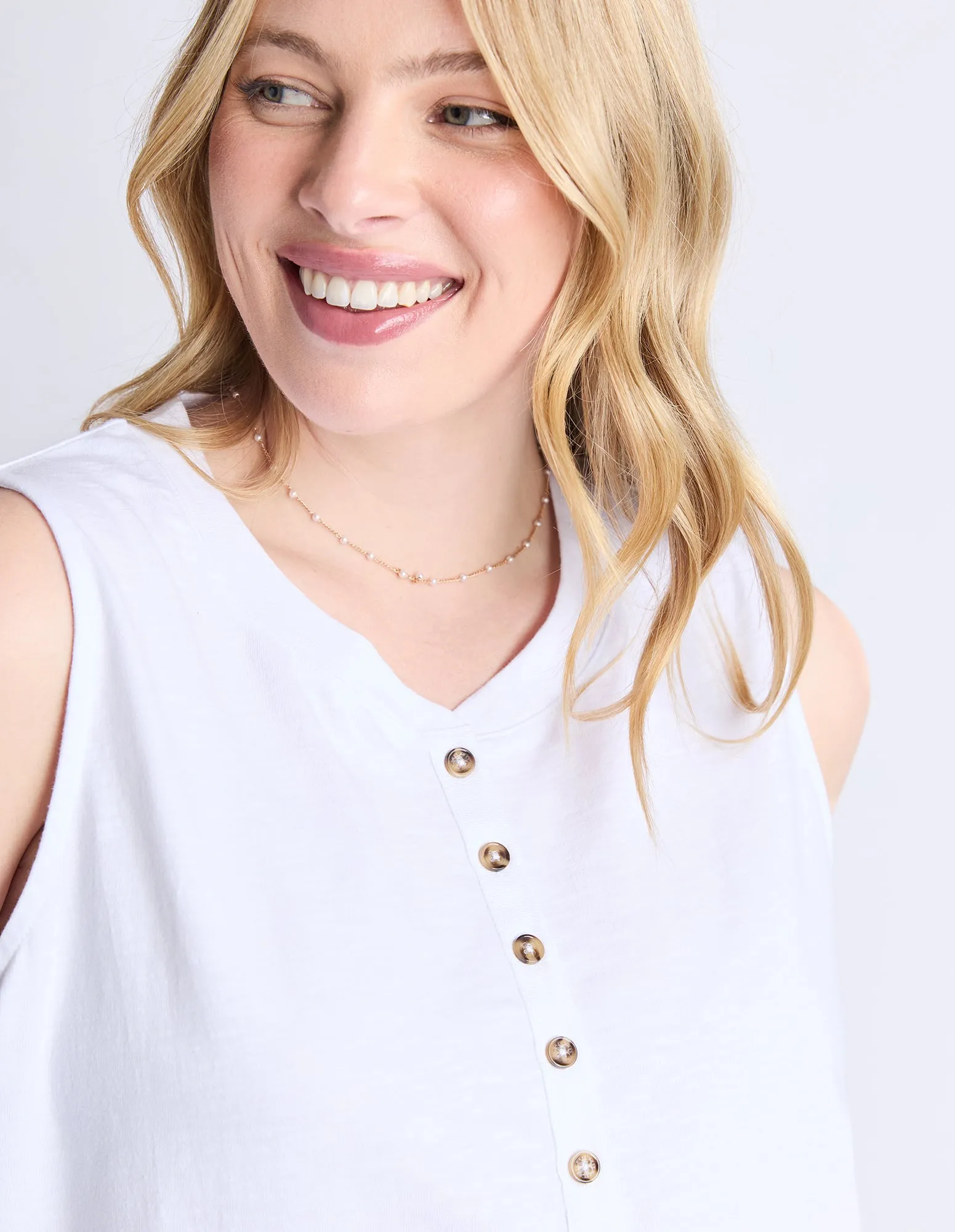 Elysian Tank White sold by Elm Lifestyle product image thumbnail 5