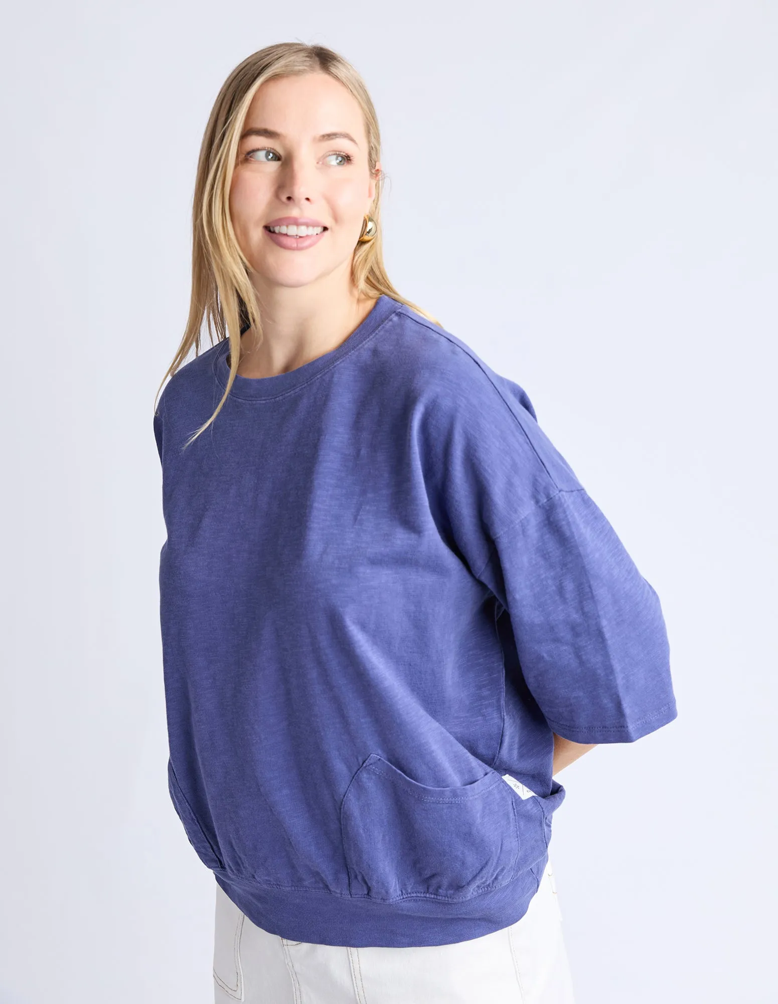 Mazie Sweat Vintage Blue sold by Elm Lifestyle product image thumbnail 4