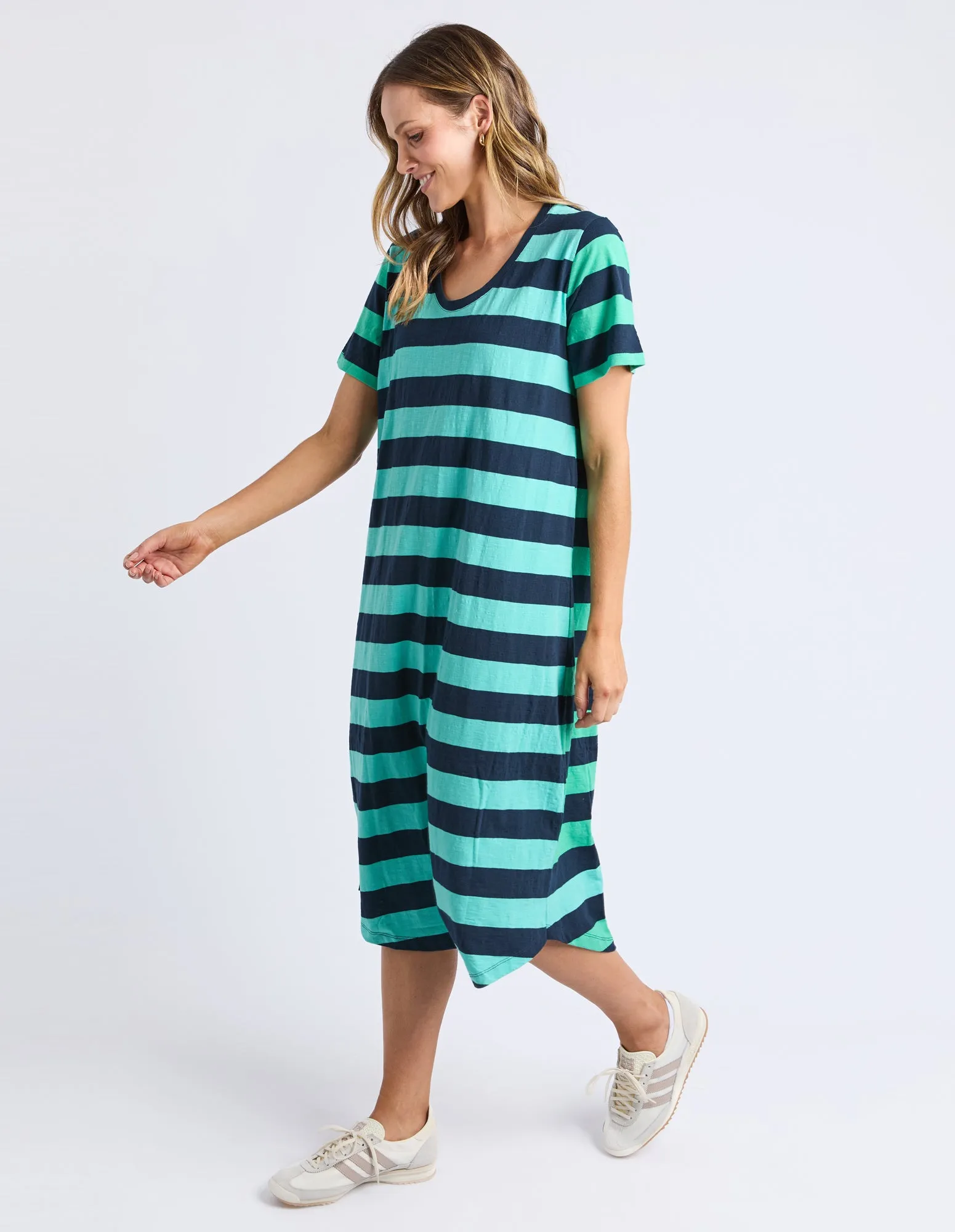 Mercury Stripe Dress Blue And Green Str sold by Elm Lifestyle product image thumbnail 3