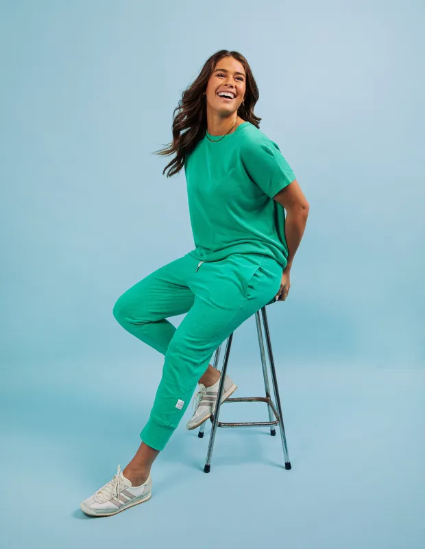 Elsie Knit Gumdrop Green sold by Elm Lifestyle