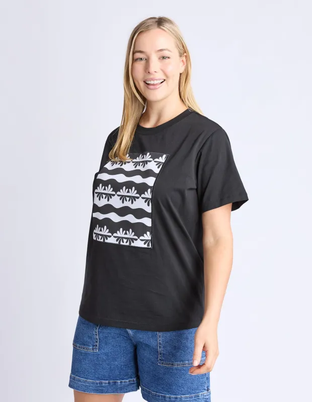 Casa Tee Black sold by Elm Lifestyle