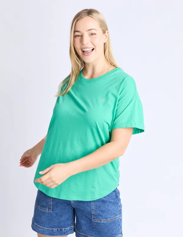 Halli Tee Gumdrop Green sold by Elm Lifestyle