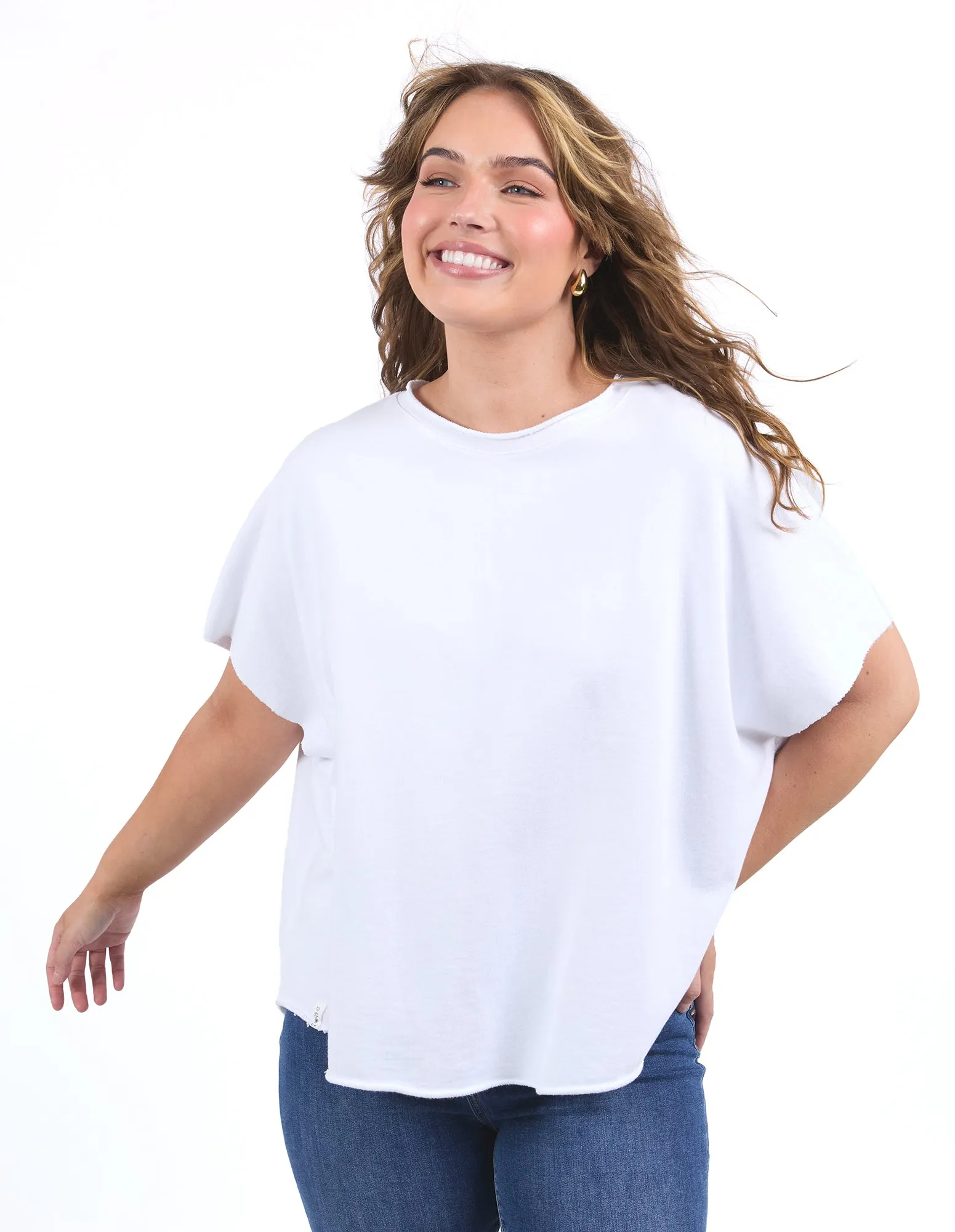 Gab Short Sleeve Sweat White sold by Elm Lifestyle product image thumbnail 4