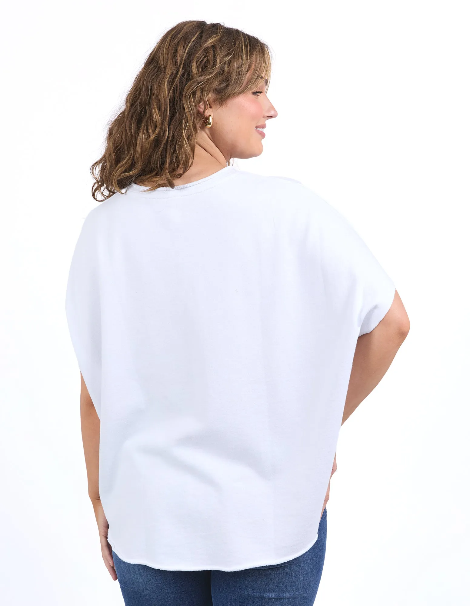 Gab Short Sleeve Sweat White sold by Elm Lifestyle product image thumbnail 3