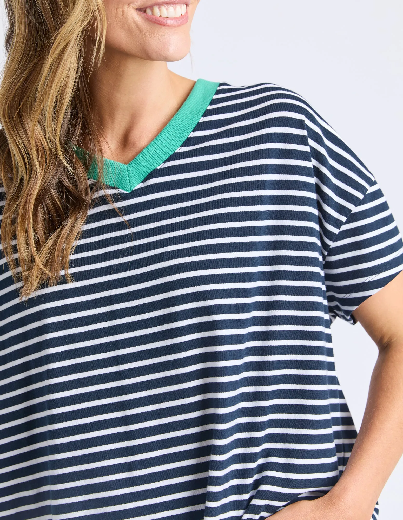 Sabrina Tee Navy & White Stripe sold by Elm Lifestyle product image thumbnail 5