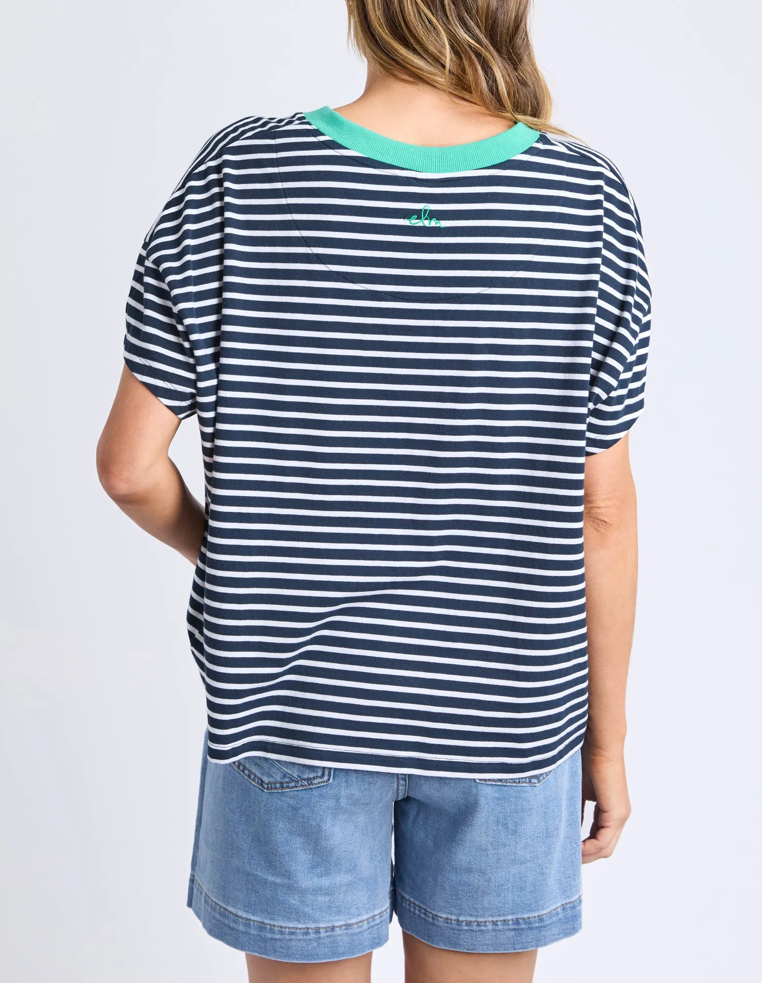Sabrina Tee Navy & White Stripe sold by Elm Lifestyle product image thumbnail 3