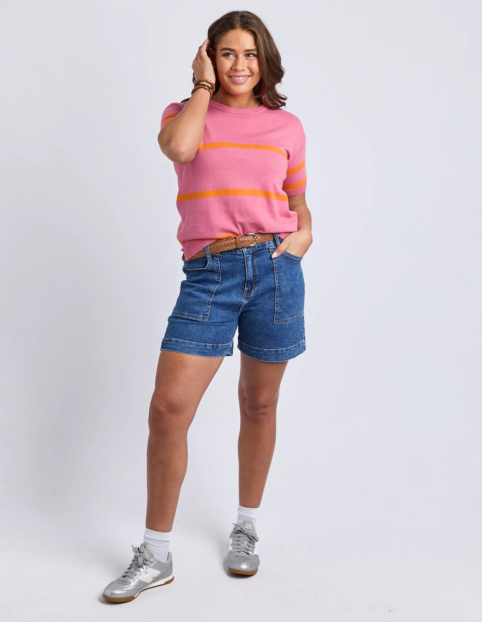 Sage Knit Chateau Rose Stripe sold by Elm Lifestyle product image thumbnail 2