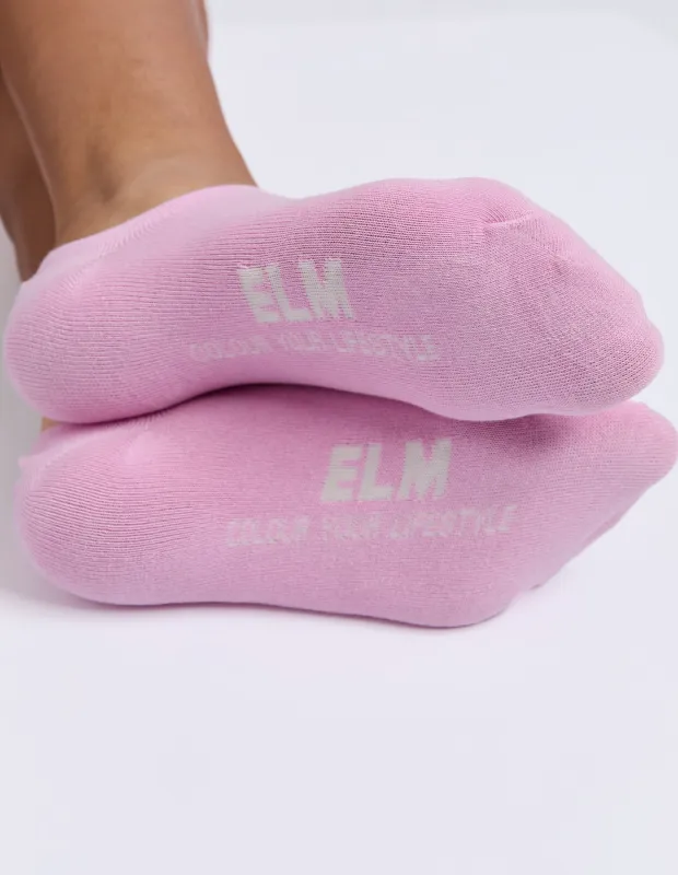 No Show Socks 3pk Red/Sugar Coral/Pldy sold by Elm Lifestyle