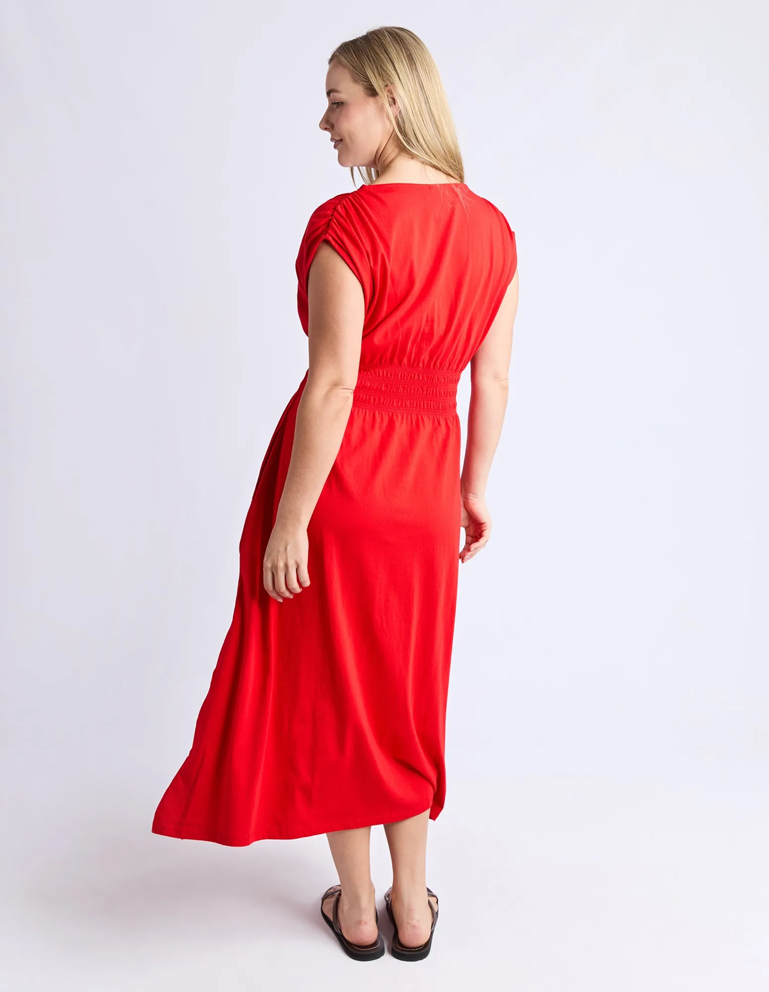 Nelle Midi Dress Poppy sold by Elm Lifestyle product image thumbnail 4