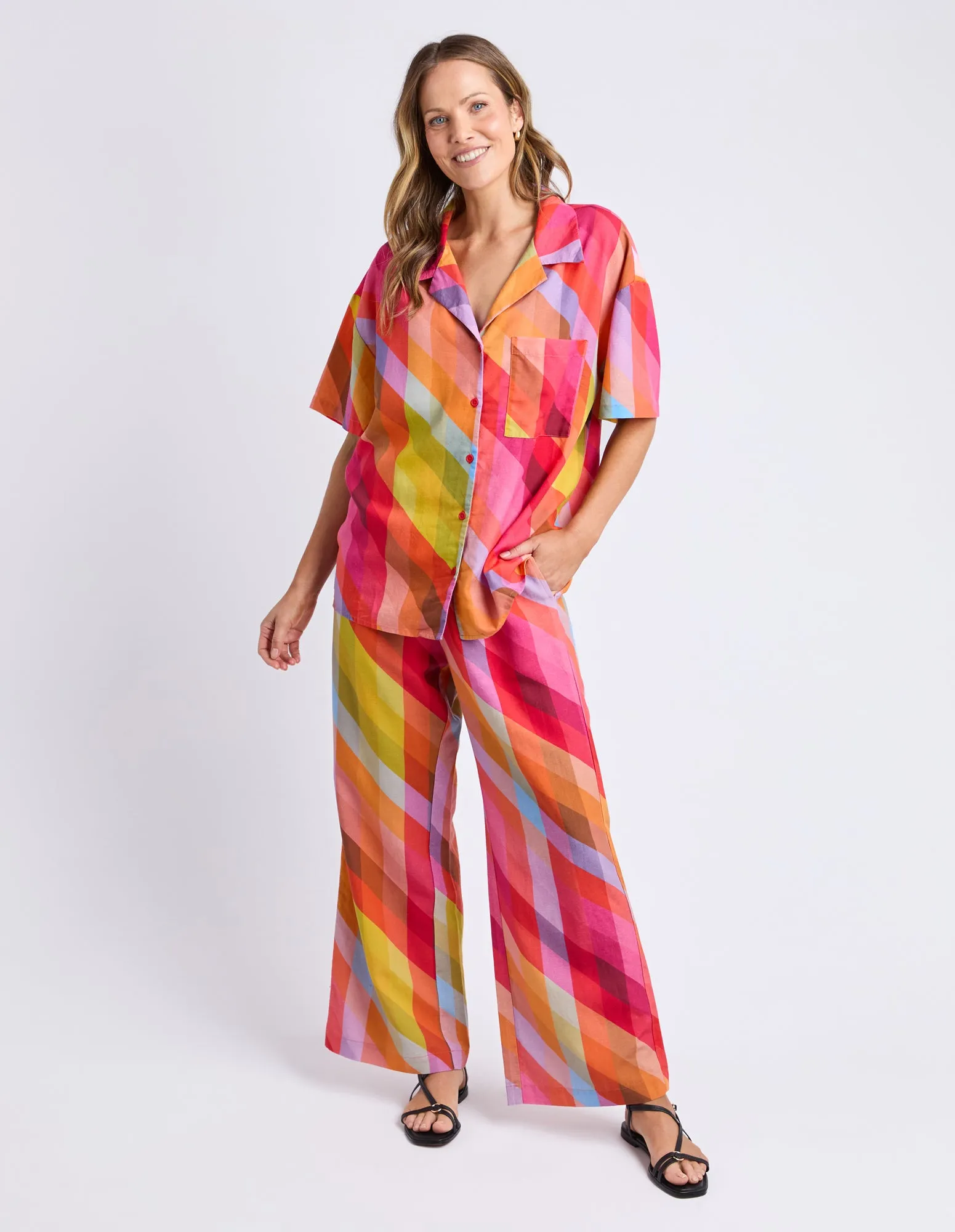 Rena Shirt Rena Striped Print sold by Elm Lifestyle product image thumbnail 3