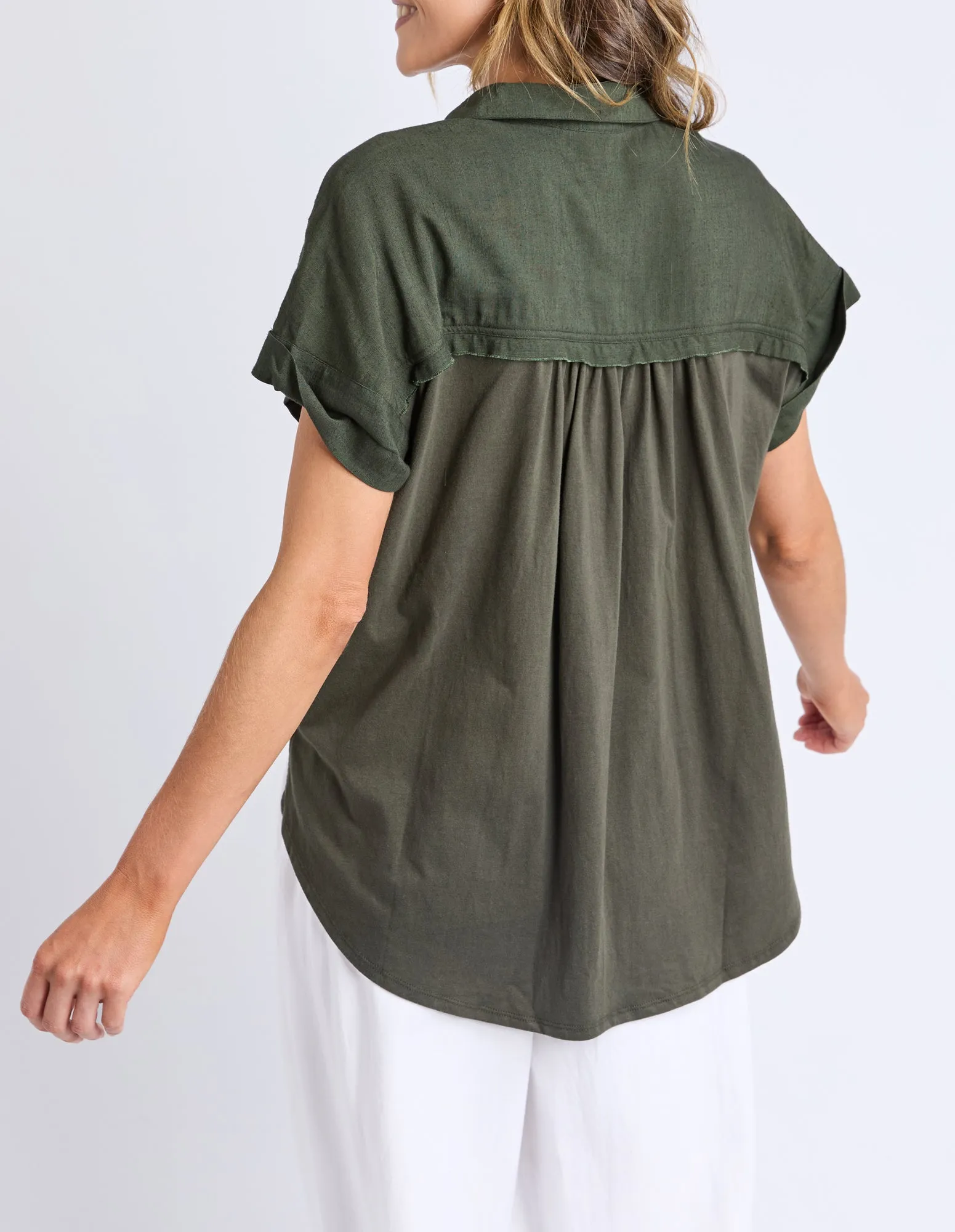 Locket Shirt Khaki sold by Elm Lifestyle product image thumbnail 3