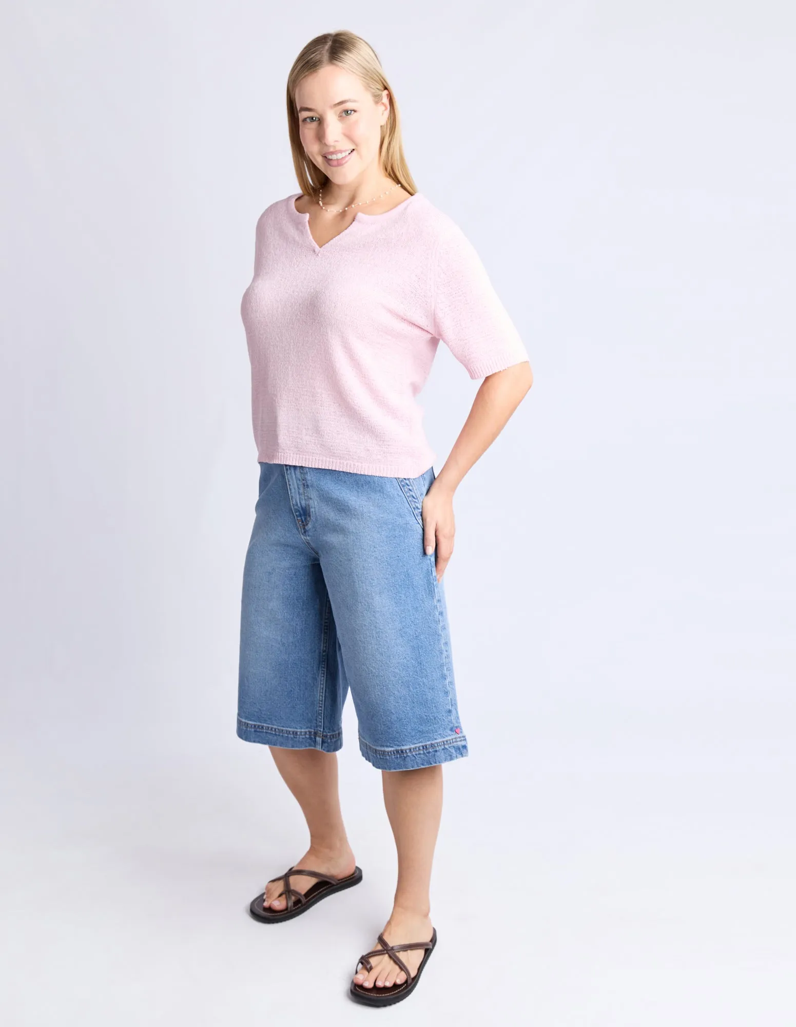 Knit Tee Pink Lady sold by Elm Lifestyle product image thumbnail 5