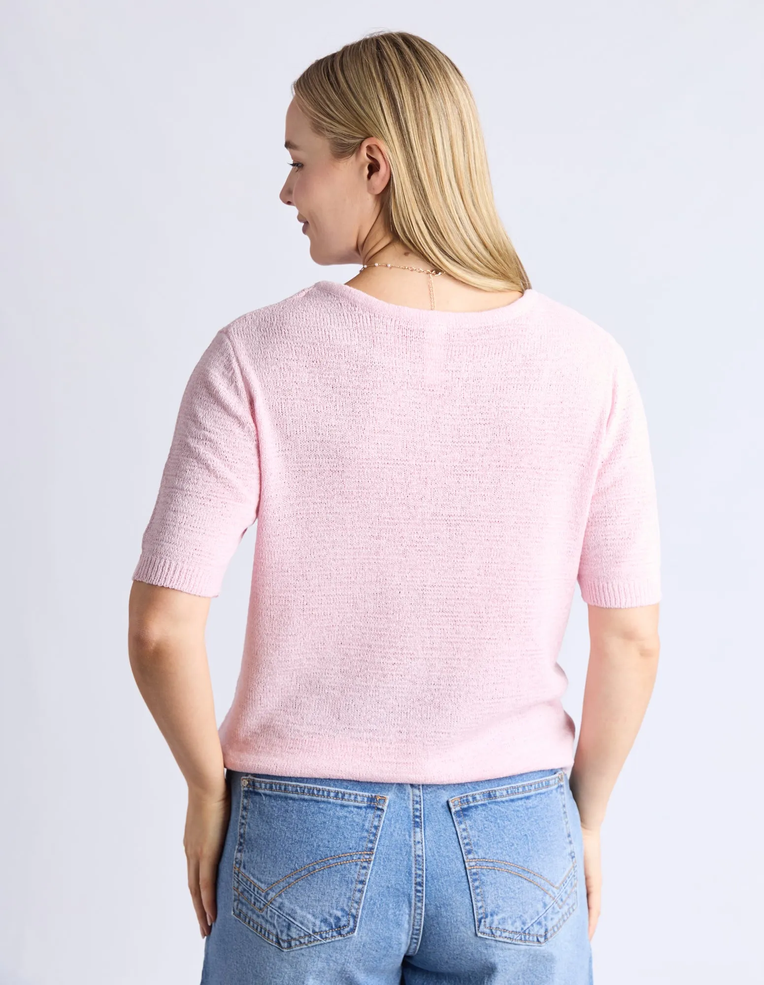 Knit Tee Pink Lady sold by Elm Lifestyle product image thumbnail 3