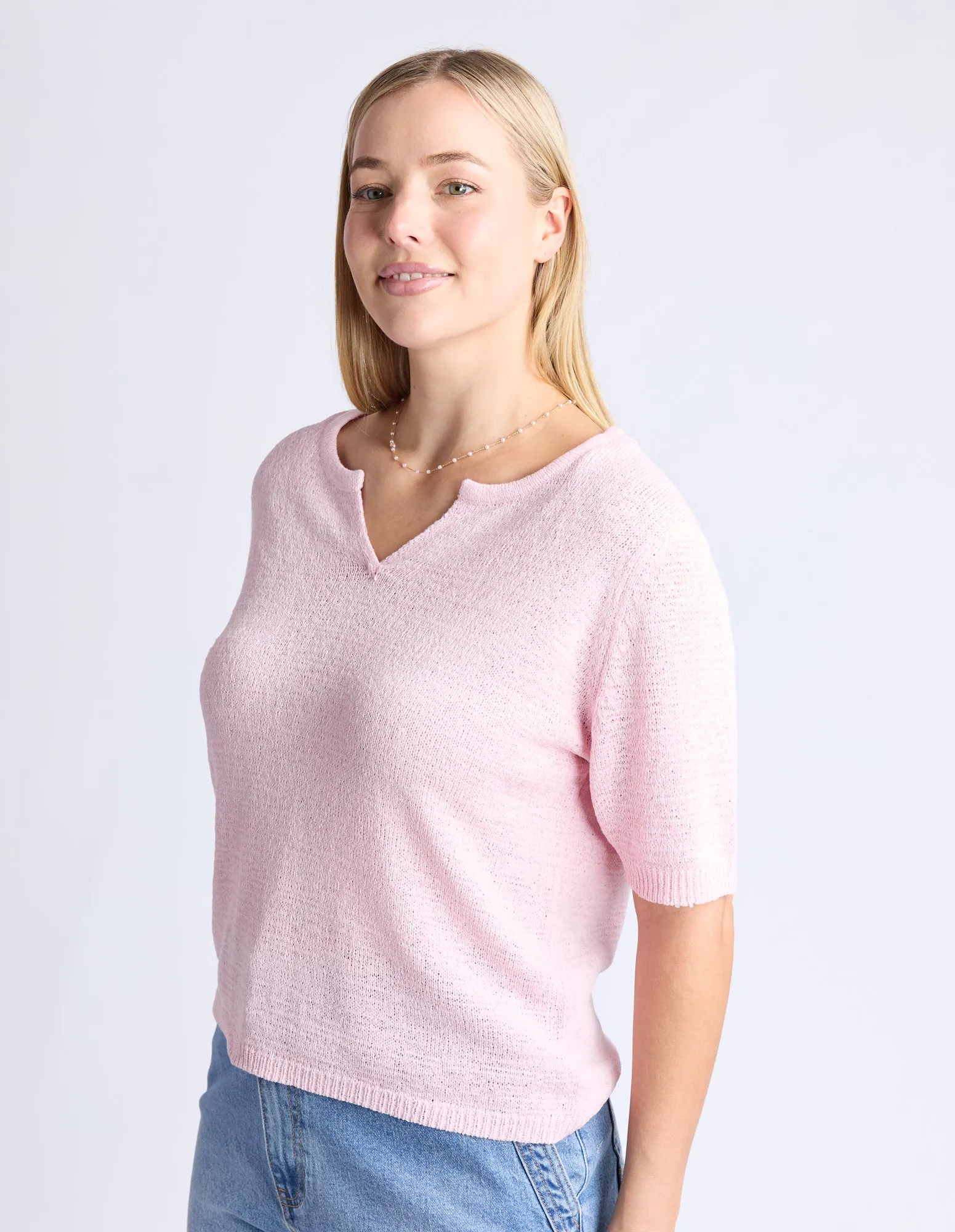Knit Tee Pink Lady sold by Elm Lifestyle product image thumbnail 4