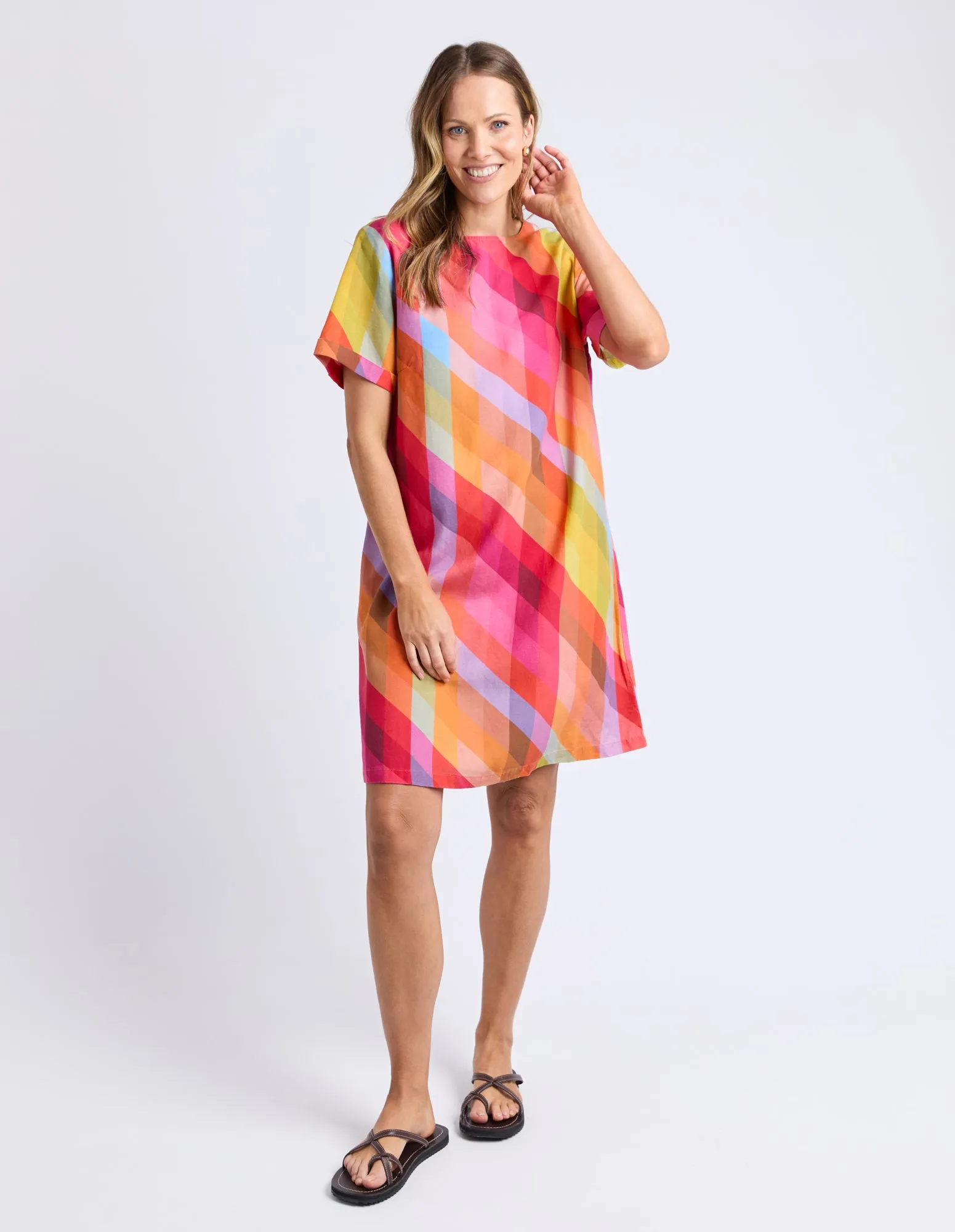 Rena Dress Rena Striped Print sold by Elm Lifestyle product image thumbnail 2