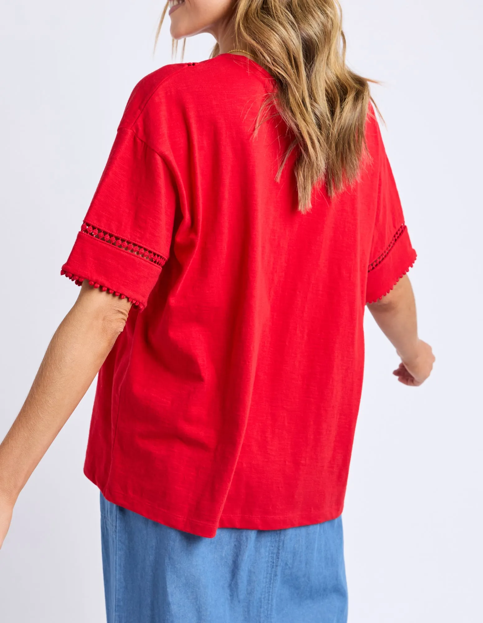 Abagail Top Poppy sold by Elm Lifestyle product image thumbnail 3