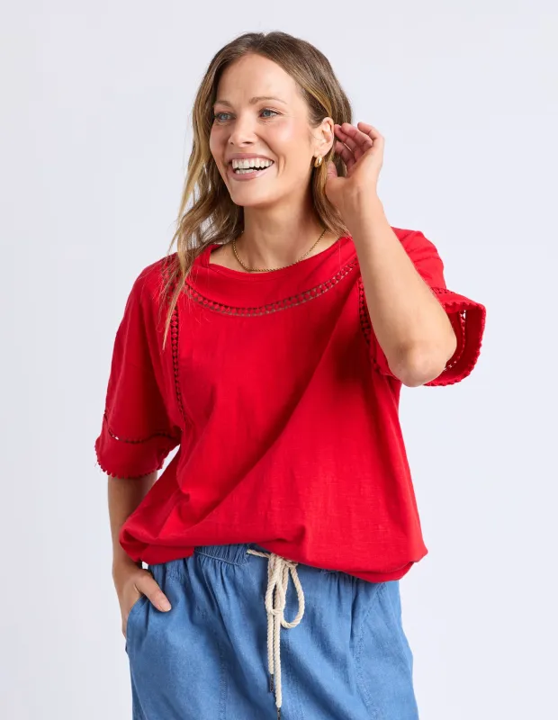Abagail Top Poppy sold by Elm Lifestyle
