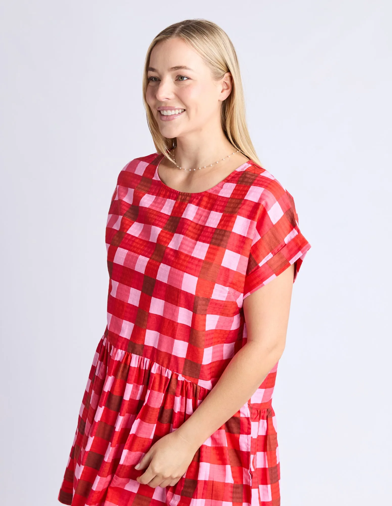 Edin Short Sleeve Dress Poppy sold by Elm Lifestyle product image thumbnail 5
