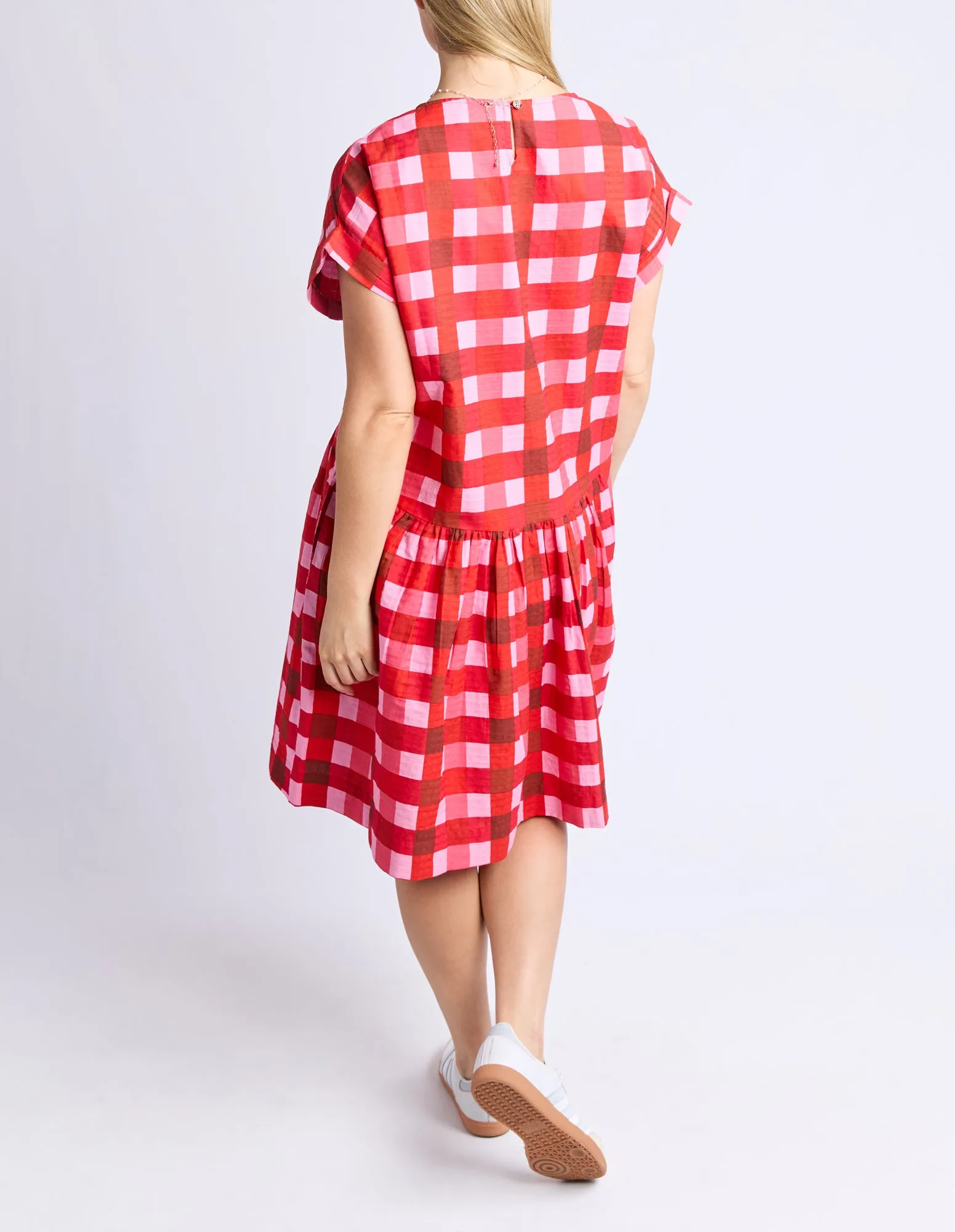Edin Short Sleeve Dress Poppy sold by Elm Lifestyle product image thumbnail 4