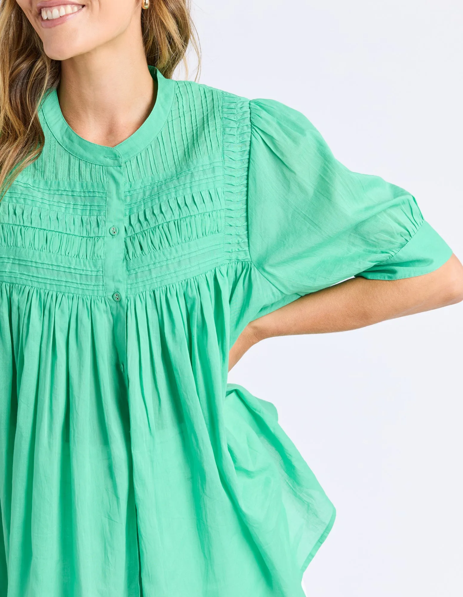 Monty Ss Shirt Gumdrop Green sold by Elm Lifestyle product image thumbnail 5