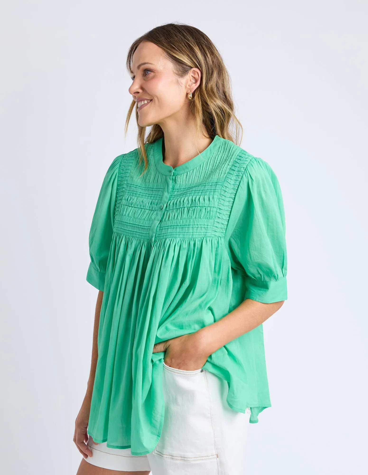 Monty Ss Shirt Gumdrop Green sold by Elm Lifestyle product image thumbnail 4