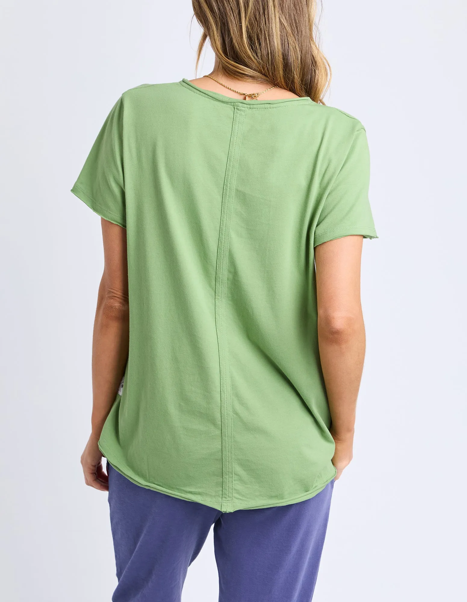 Pima Vee Tee Forest Green sold by Elm Lifestyle product image thumbnail 3