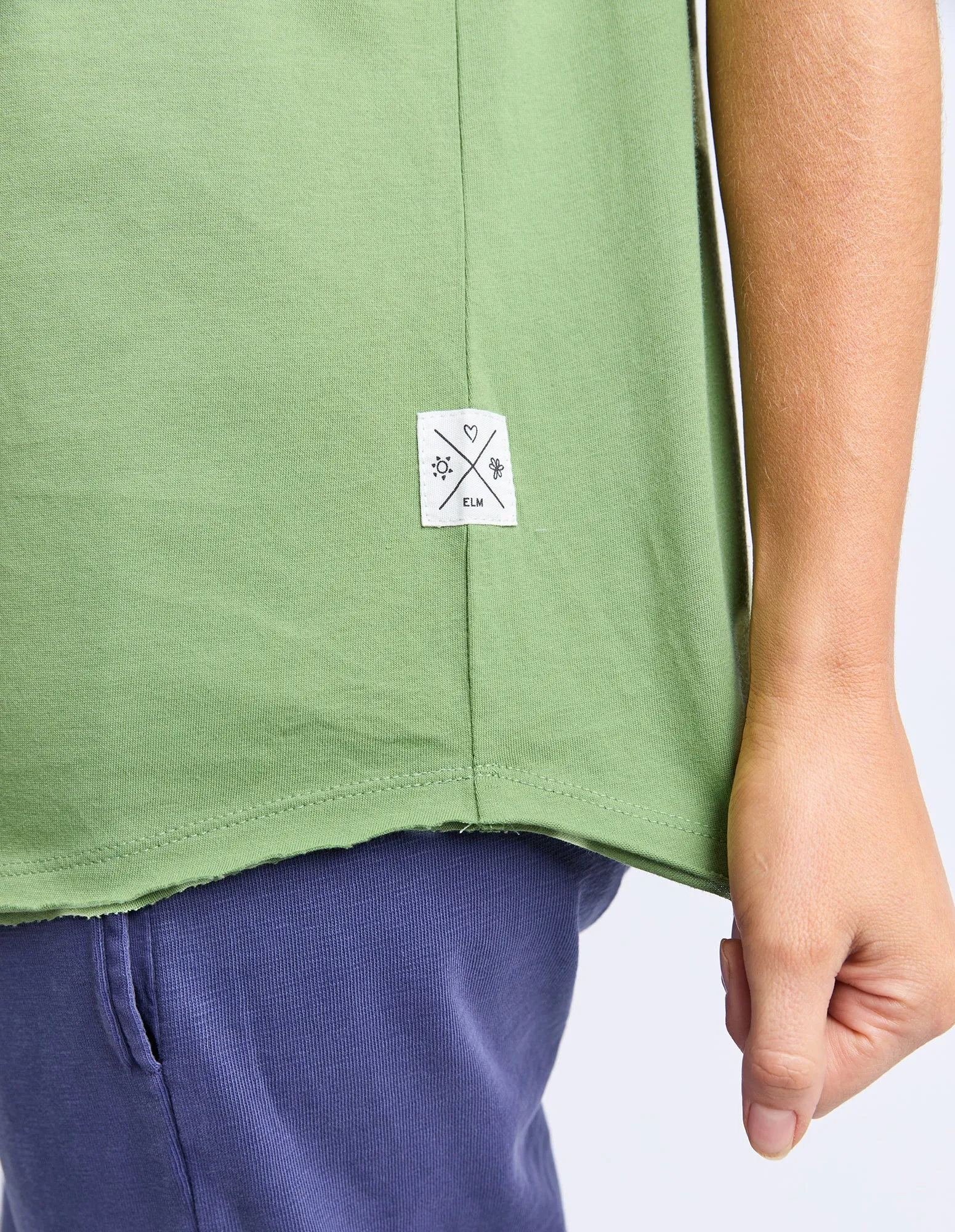 Pima Vee Tee Forest Green sold by Elm Lifestyle product image thumbnail 5
