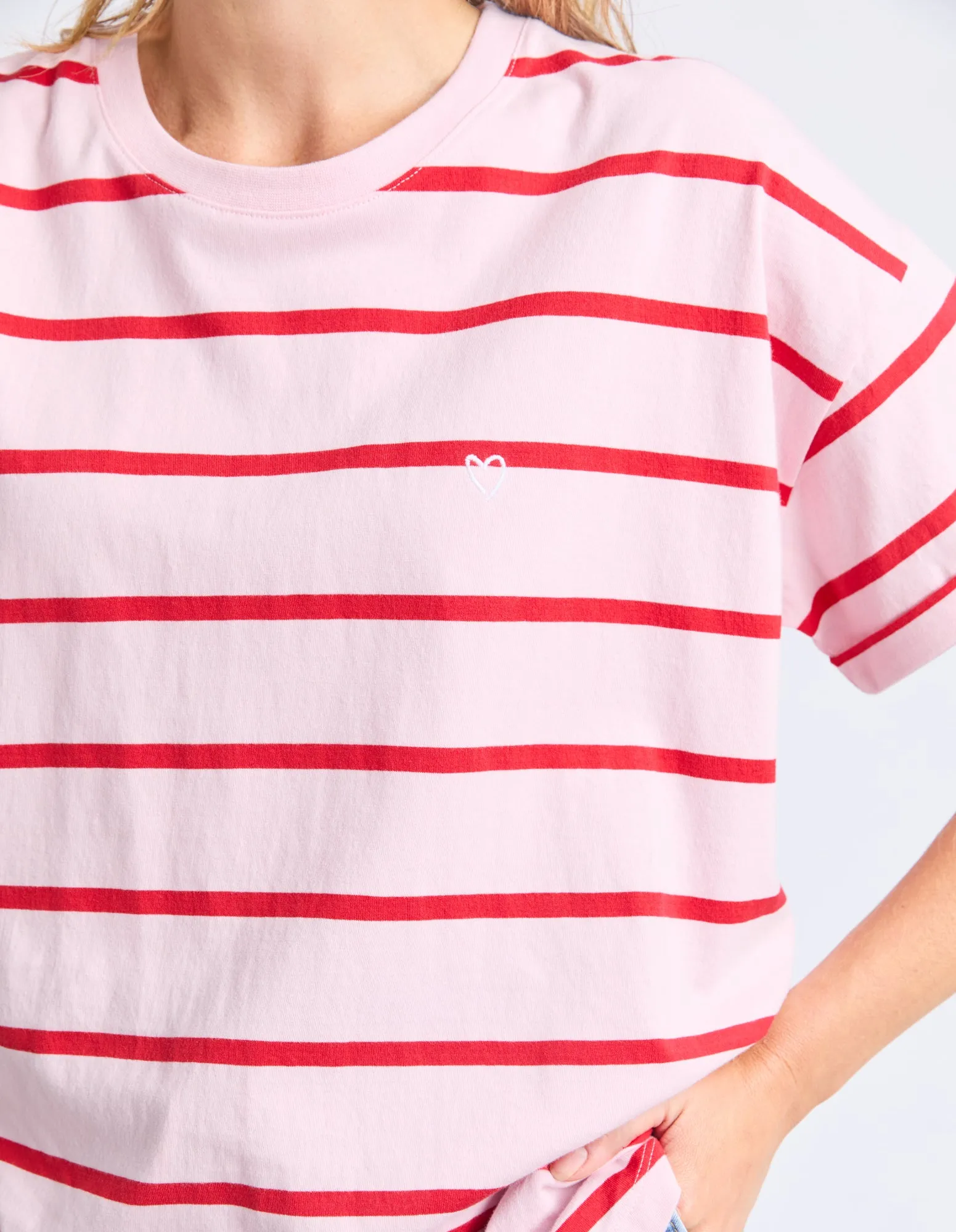 Halli S/S Tee - Stripe Pldy & Poppy Str sold by Elm Lifestyle product image thumbnail 5