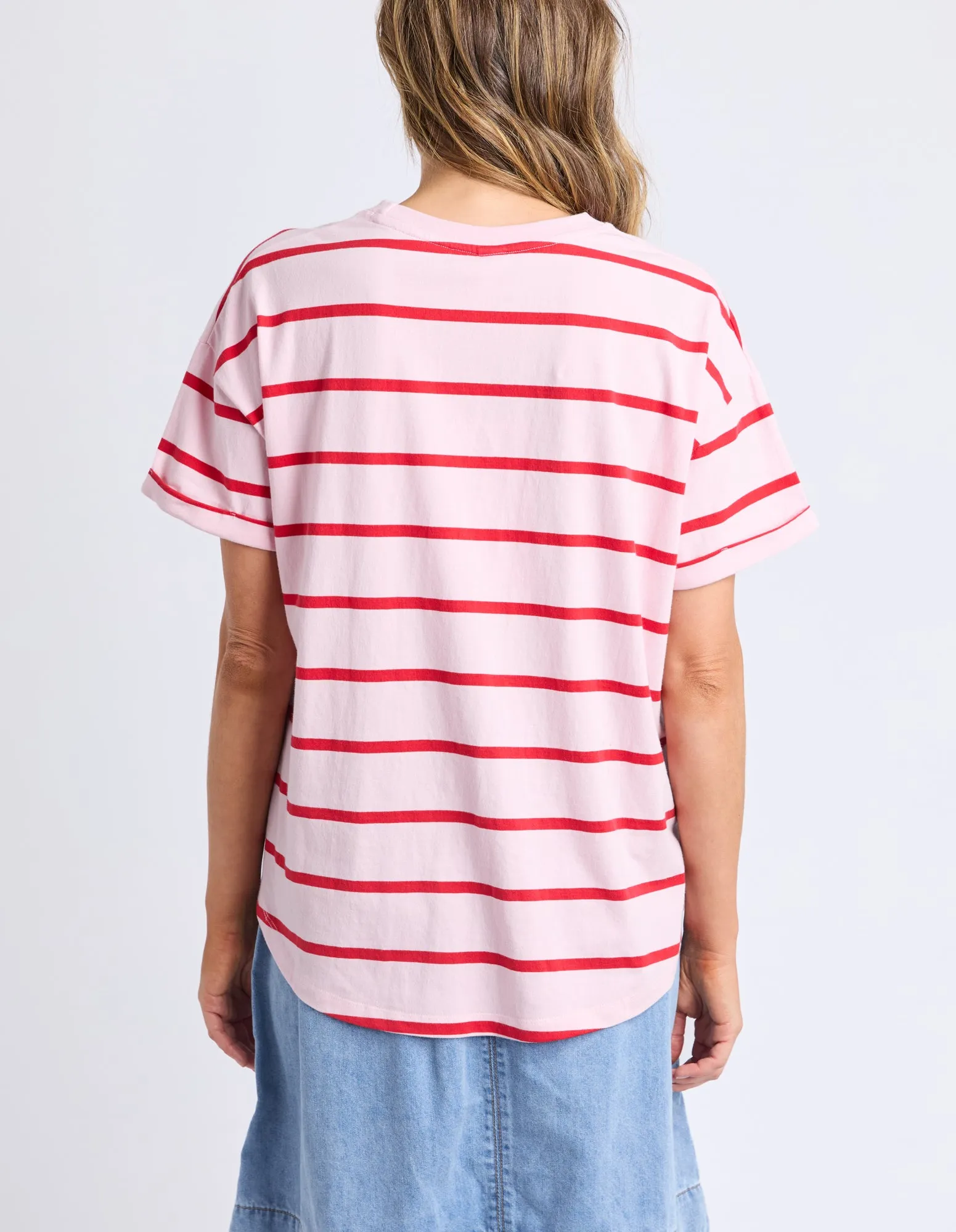 Halli S/S Tee - Stripe Pldy & Poppy Str sold by Elm Lifestyle product image thumbnail 3