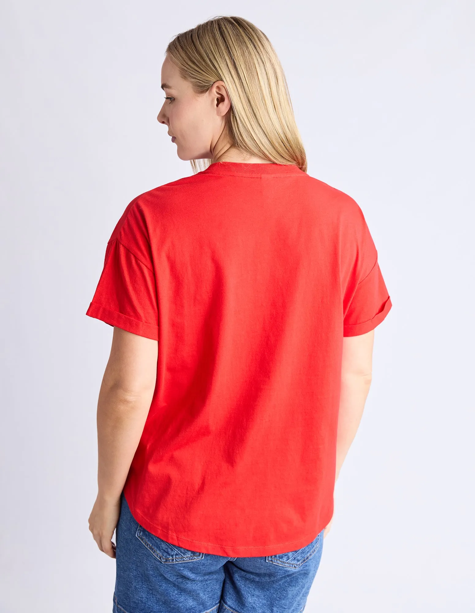 Halli S/S Tee Poppy sold by Elm Lifestyle product image thumbnail 3