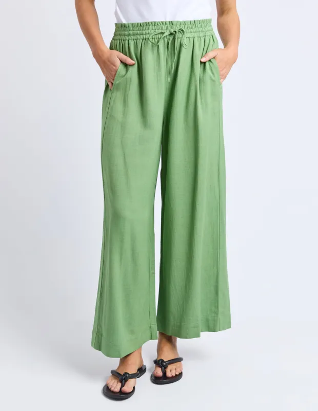 Holly Pant Forest Green sold by Elm Lifestyle