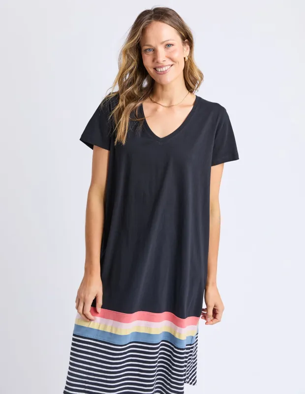 Terra Tee Dress Washed Black sold by Elm Lifestyle