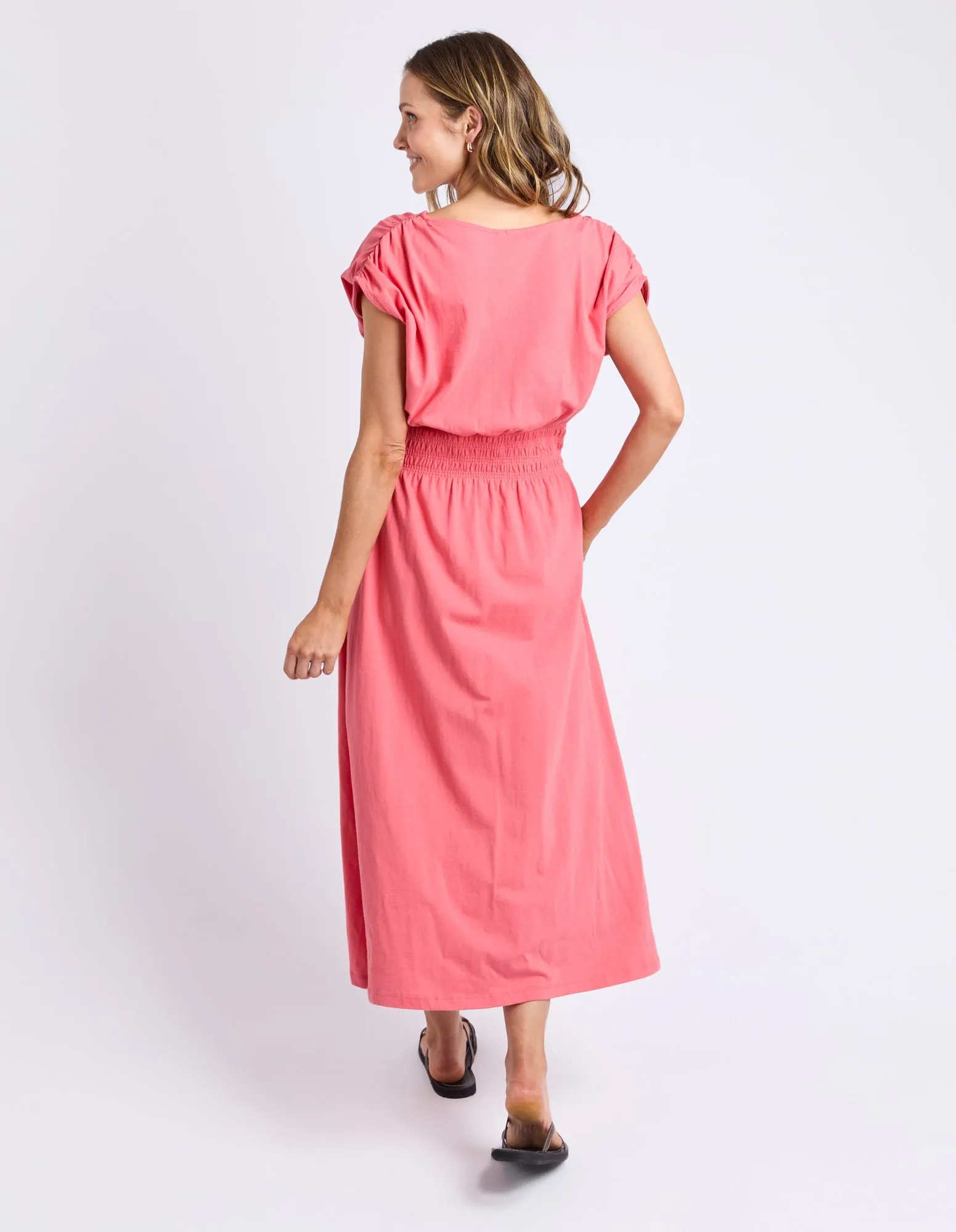 Nelle Midi Dress Sugar Coral sold by Elm Lifestyle product image thumbnail 3