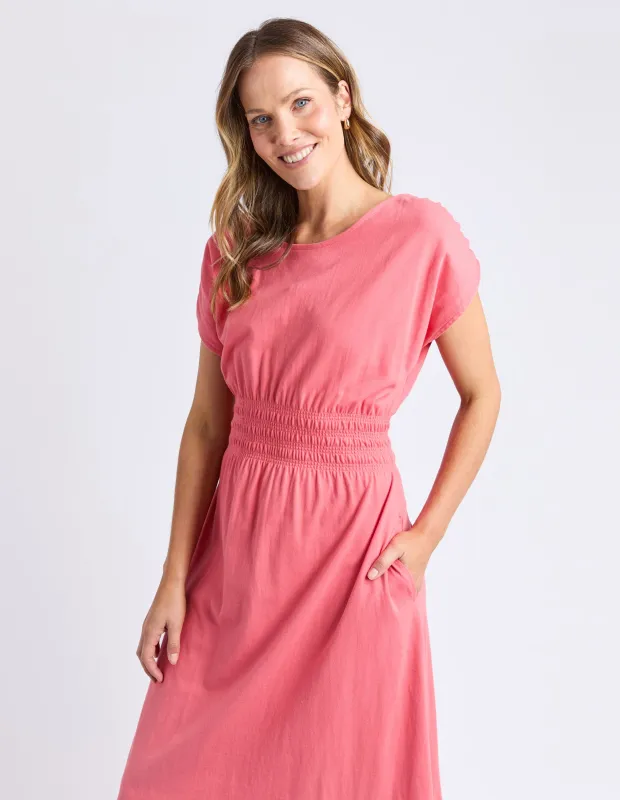 Nelle Midi Dress Sugar Coral made by Elm Lifestyle
