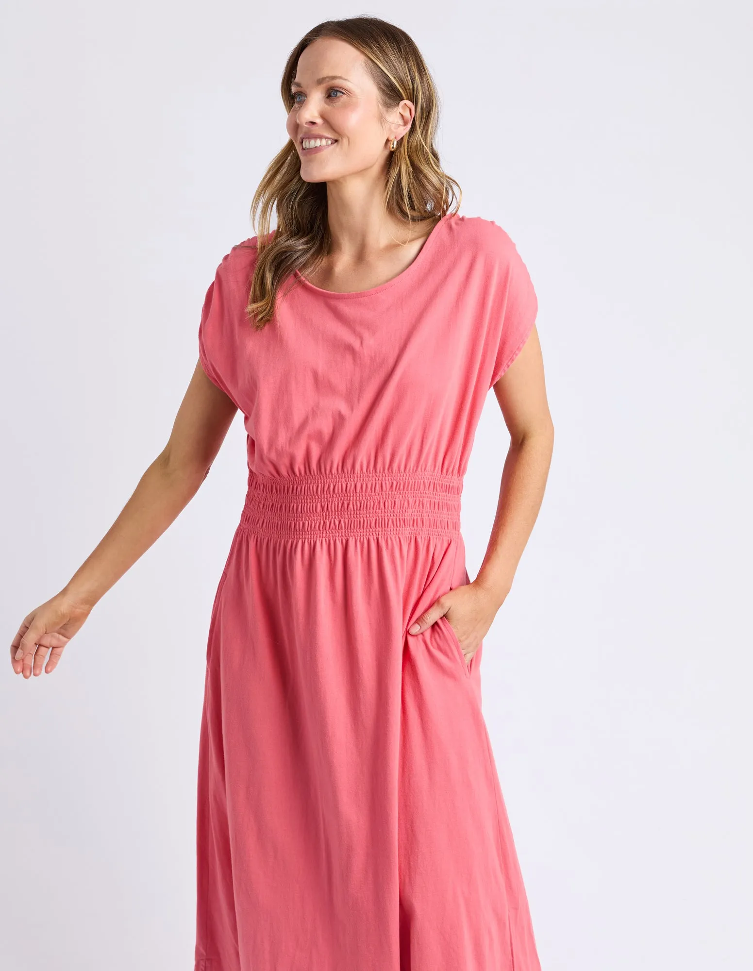 Nelle Midi Dress Sugar Coral sold by Elm Lifestyle product image thumbnail 4