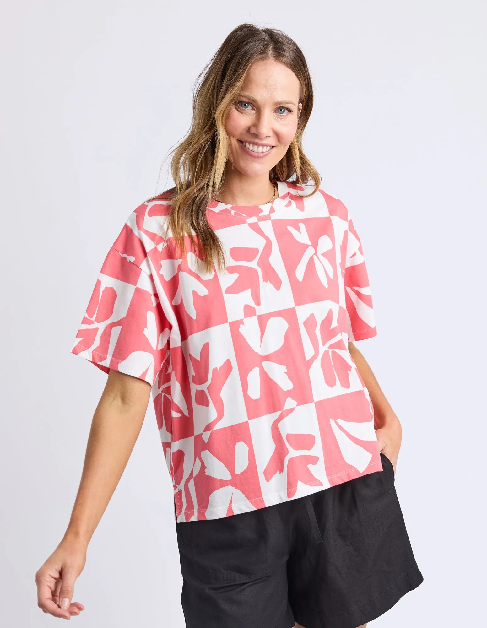 Splice Tee - Yardage Print sold by Elm Lifestyle