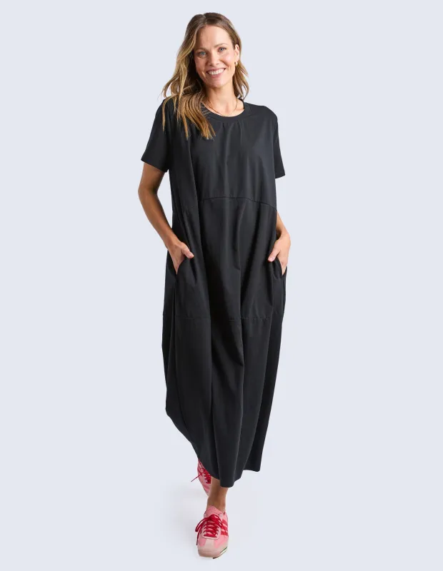 Diana S/S Dress Black sold by Elm Lifestyle