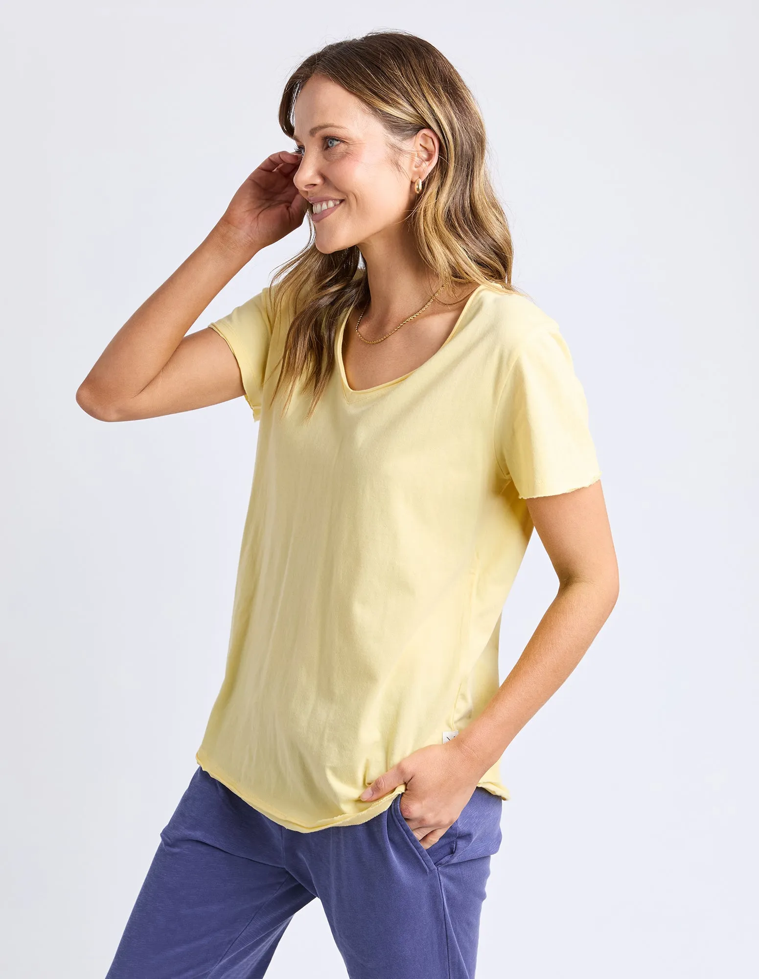 Pima Vee Tee Banana sold by Elm Lifestyle product image thumbnail 4