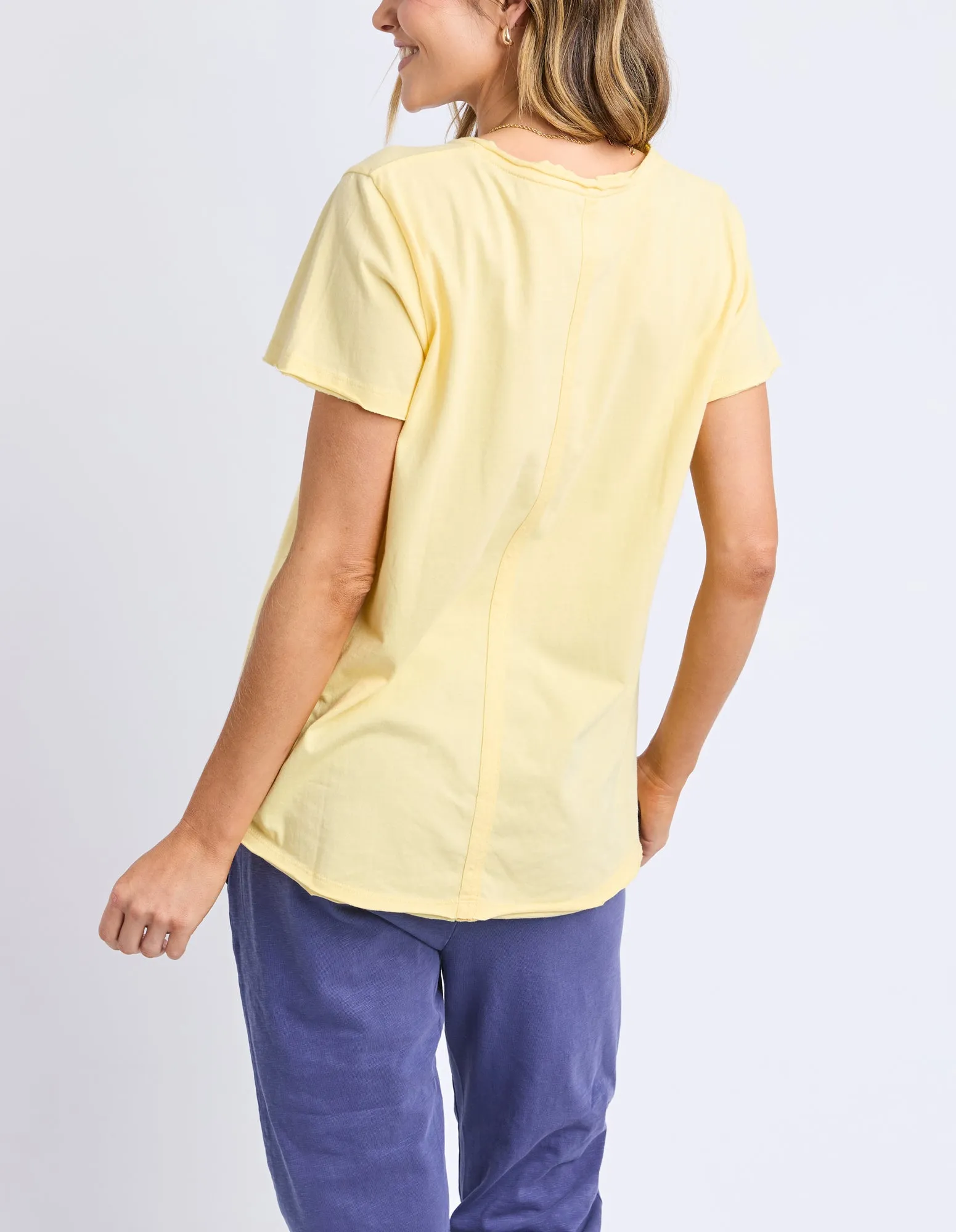 Pima Vee Tee Banana sold by Elm Lifestyle product image thumbnail 3